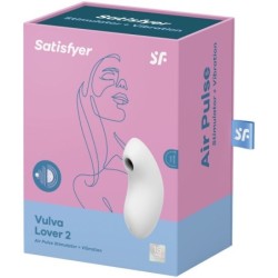 Vulva Lover 2 Estimulador e Vibrador Branco