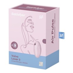 Vulva Lover 3 Stimulator și Vibrator Roz