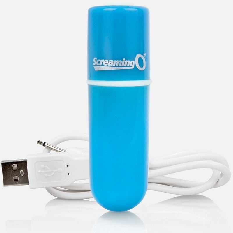 Vooom Genopladelig Vibrator Kugle Blå