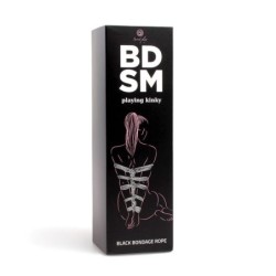 Schwarzes Bondage Seil Bdsm Collection