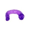 Dvigubas Violetinis Lanksčios Želė Konsistencijos Dildo