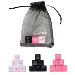 Dobbelstenen Set van 3 (Sp/Pt/En/Fr)