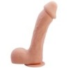 Realistiškas odos tekstūros Johnson dildo, 22 cm