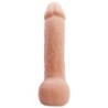 Realistiškas odos tekstūros Johnson dildo, 22 cm