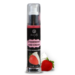 Lubricante 2-1 Efecto Calor Fresa&Nata 50 Ml