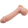 Realistiškas odos tekstūros Johnson dildo, 22 cm
