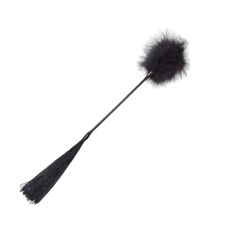 Secret Play - Feather Duster + Black Whip Secret Play - Feather Duster + Black Whip