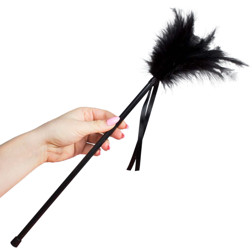 Federwedel Federn Schwarz 40 cm Federwedel Federn Schwarz 40 cm