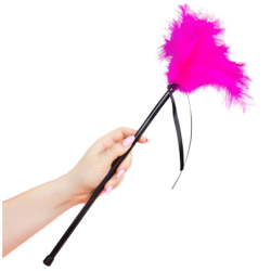 Spolverino Piume Rosa 40 Cm