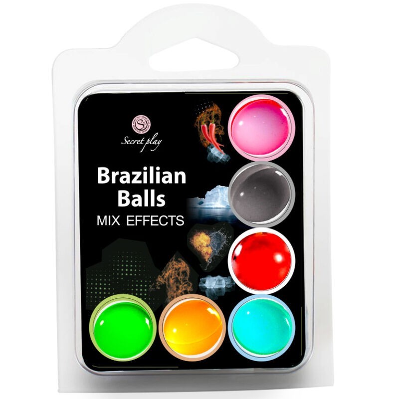Secret Play Set 6 Brazilian Balls Mix Effekte