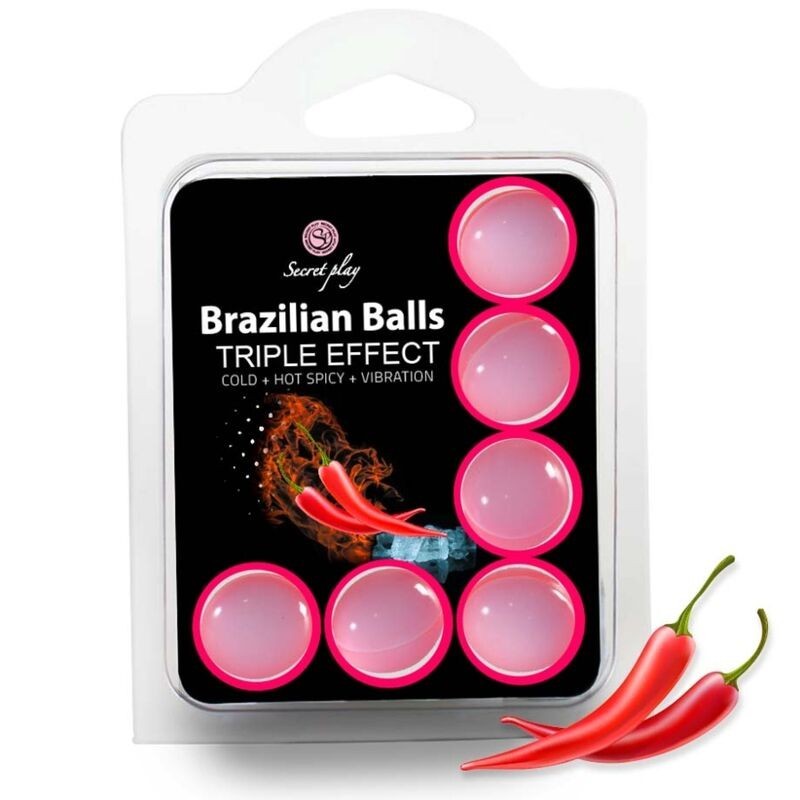Sada 6 Brazilian Balls Triple Effect