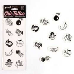 Secret Play - Set De 10 Tattoos Temporaires Spicy Collection