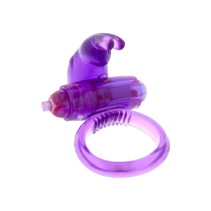 Anello Vibrante in Silicone Lilla