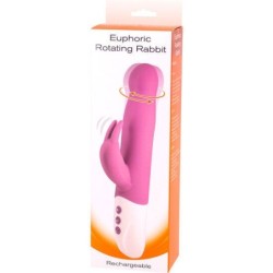 Euphoric Vibrator Iepuraș cu Rotație Lila