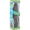 Vinüül P-Shape Vibraator Must Peenis 20 Cm