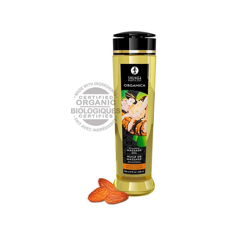 Aceite De Masaje Organico Almendra 240 Ml