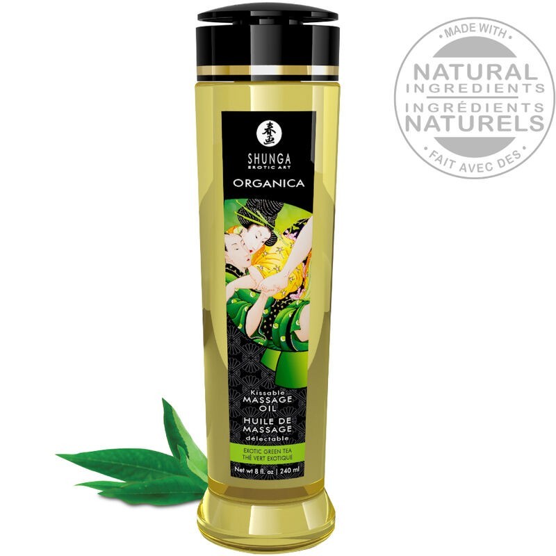 Huile De Massage Organique Thé Vert 240 Ml