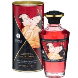 Aceite Masaje Efecto Calor Fresas Y Cava 100 Ml