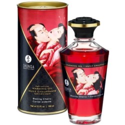 Ulei de Masaj Efect Termic Gust Intens Cireșe 100 Ml