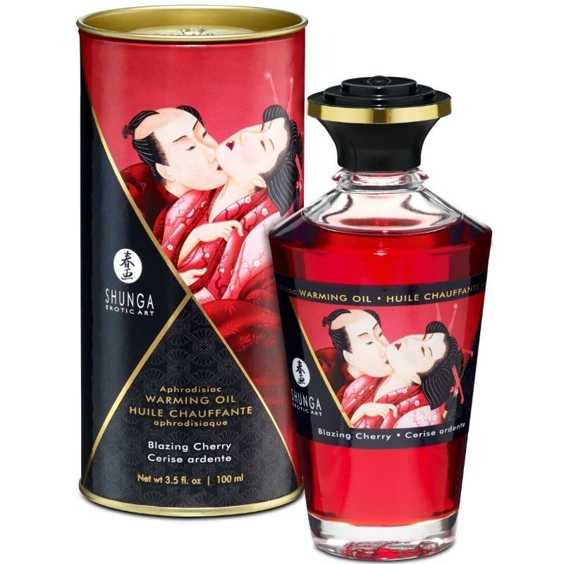 Masszázsolaj Fűtő Hatással, Intenzív Cseresznye Ízben 100 ml