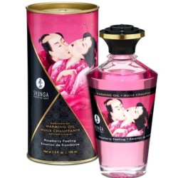 Hierova öljy lämmittävällä vaikutuksella, voimakas vadelman maku 100 ml