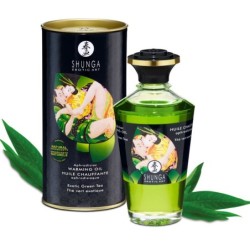Aceite Masaje Efecto Calor Te Verde Organico 100 Ml