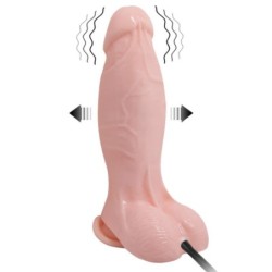 Realistische Vibrerende & Opblaasbare Dildo 18.8 Cm