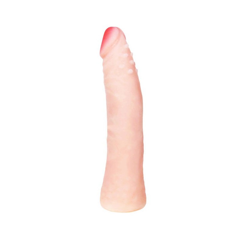 Dildo Silikone Hudlignende Realistisk 19 Cm Farve Æske Tilfældig