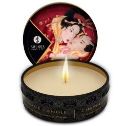 Mini Caress By Candelight Vela Masaje Fresas Y Cava 30 Ml