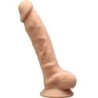 Modelis 1 Realistiškas varpos formos premium silikoninis Silexpan dildo 17.5 cm