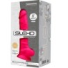 Modello 1 Pene Realistico Silicone Premium Silexpan Fucsia 20 Cm