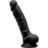 Modell 1 Realistischer Penis Premium Silikon Silexpan Schwarz 17,5 Cm