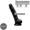 Modell 1 Realistischer Penis Premium Silikon Silexpan Schwarz 17,5 Cm