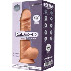 Modelo 1 Pene Realistico Vibrador Silicona Premium Silexpan 21.5 Cm