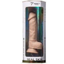 Model 1 Real Skin Realistický Pénis Termo Reaktivny 17.8 Cm Premium Silexpan Natural