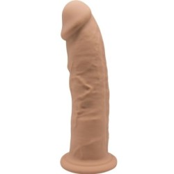 Modell 2 Realistisk Penis Premium Silikon Silexpan Karamell 23 Cm