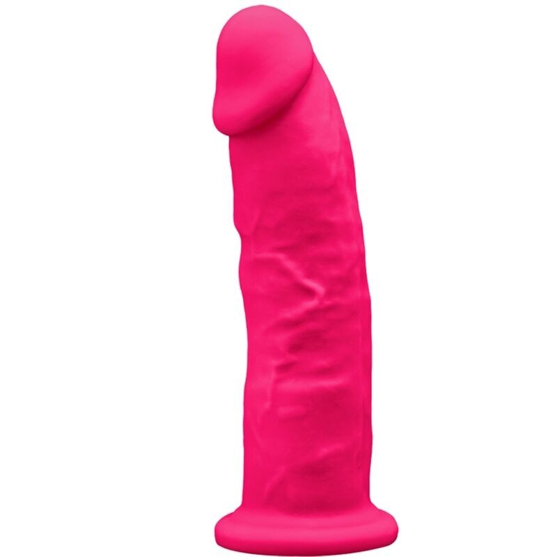 Modelul 2 Penis Realistic Silicon Premium Silexpan Fucsia 19 Cm