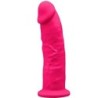 Model 2 Realistische Penis Premium Siliconen Silexpan Fuchsia 19 Cm