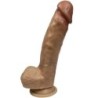 Modello 2 Real Skin Pene Super Realistico Termo Reattivo 21 Cm Premium Silexpan Mulatto