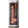 Model 2 Real Skin Penis Super Realistyczny Termoaktywny 21 Cm Premium Silexpan Mulat