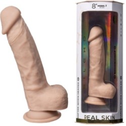 Real Skin Penis Super Realistyczny Termoaktywny 21 Cm Premium Silexpan Natural