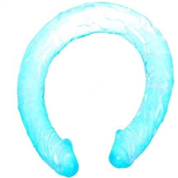 Sinine topelt-dildo 44,5 cm