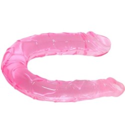 Duplo Dongue Dildo Dupla Rosa