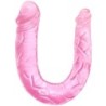Dubultais Dongs Dildo Dubultā Rozā
