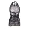 952075 Korte Netjurk Met Open Rug En Zwart Hartdetail One Size