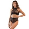 952082 Set van Glitter Netkleding Zwart One Size