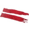 952181 Meia-Corpo de Rede Com Luvas e Diamantes Vermelho Tamanho Único