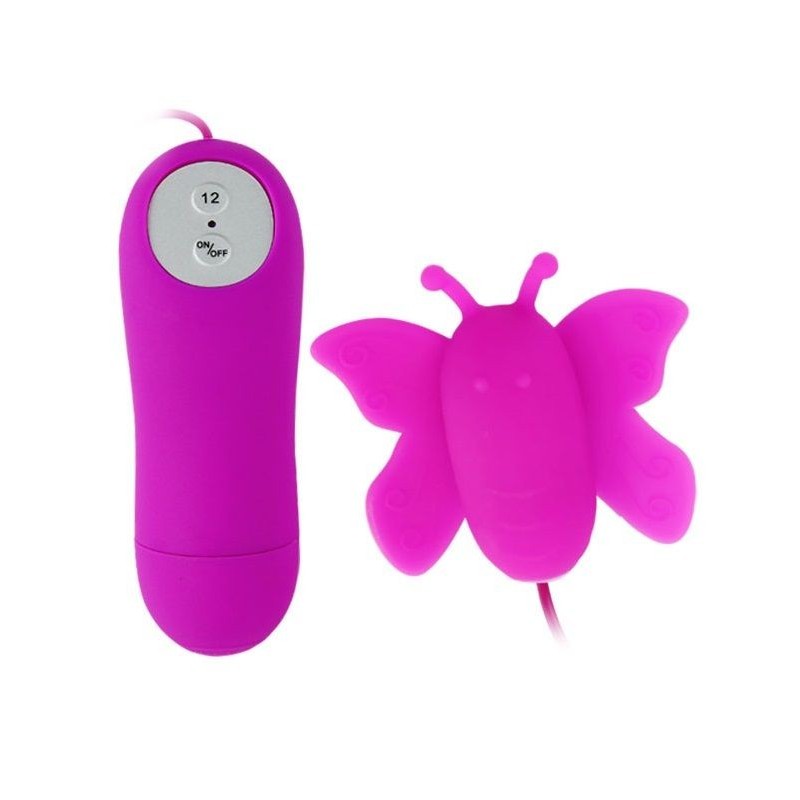 Clitoris Stimulator Schmetterling Love Eggs 12 Geschwindigkeiten Lila Fernbedienung