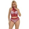 952402 Set van Glitter Netstof Rood One Size