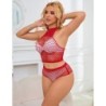 952402 Set van Glitter Netstof Rood One Size